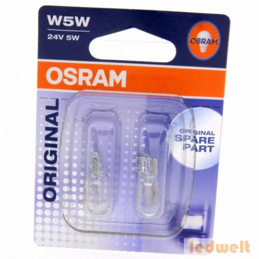 Osram Original Line 2845 W5W izzó 24V műszerfal jelzőizzó 2db/bliszter