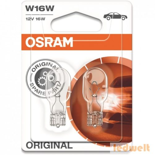 Osram Original 921-02B W16W 12V jelzőizzó 2db/bliszter