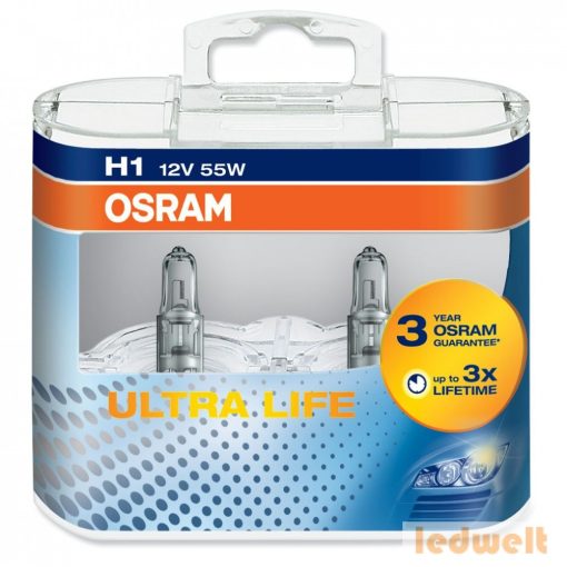 Osram Ultra Life 64150ULT H1 izzó fényszóró izzó 2db/csomag
