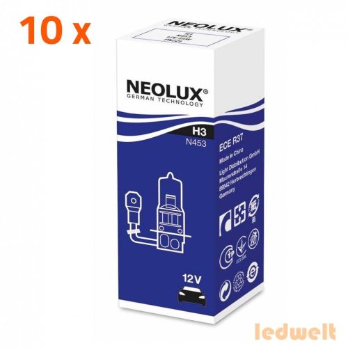 Neolux Standard N453 H3 izzó 12V 10db/csomag