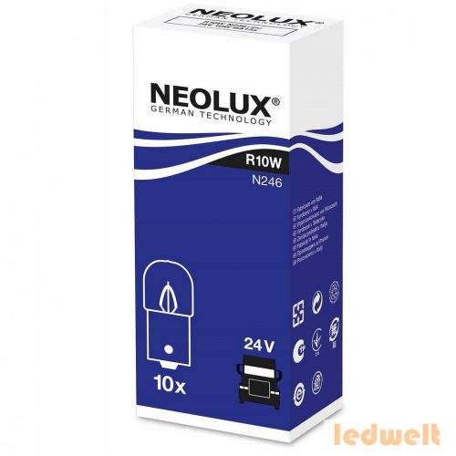 Neolux N246 R10W 24V jelzőizzó 10db/csomag