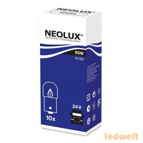 Neolux N149 R5W 24V jelzőizzó 10db/csomag