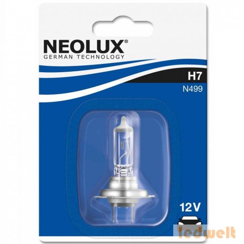 Neolux Standard N499 H7 izzó 12V bliszter