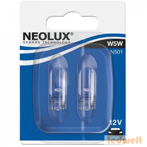 Neolux N501 W5W izzó 12V 2db/bliszter