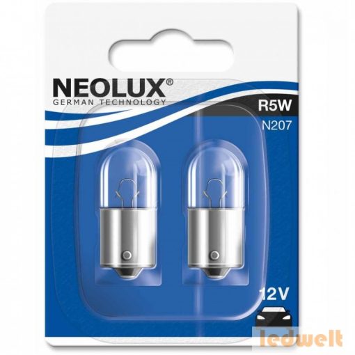 Neolux Standard N207 R5W 12V BA15s jelzőizzó 2db/bliszter