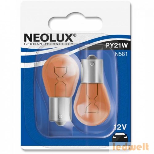 Neolux N581 PY21W 12V BAU15s 2db/bliszter