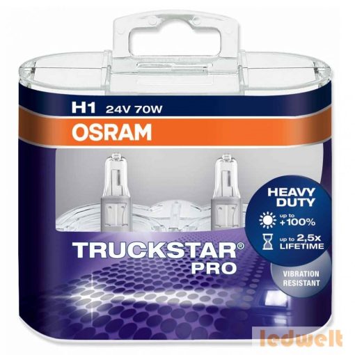 Osram Truckstar Pro 64155TSP H1 izzó 24V 2db/csomag