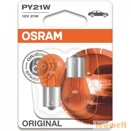 Osram Original Line 7507-02B PY21W BAU15s jelzőizzó 2db/bliszter
