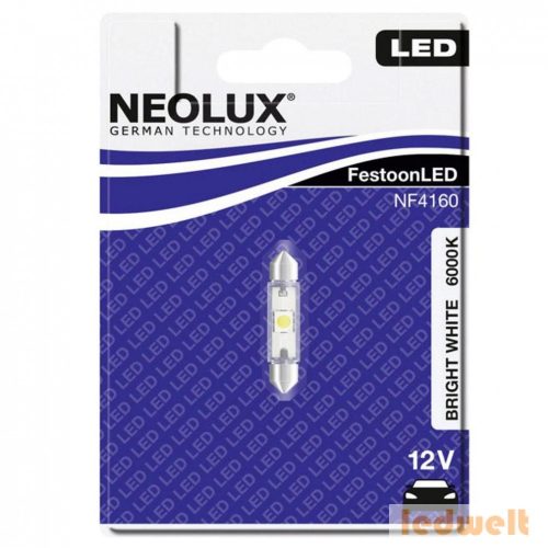 Neolux NF4160 12V 6000K 41mm szofita LED