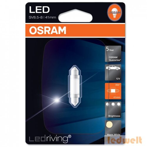 Osram LEDriving Premium 6499WW C10W 4000K 41mm