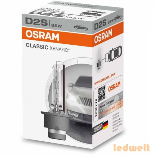 Osram Xenarc Classic 66240 D2S xenon izzó - 2év garancia