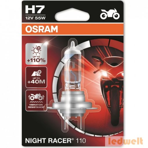 Osram Night Racer 110 64210NR1-01B H7 izzó +110% bliszter