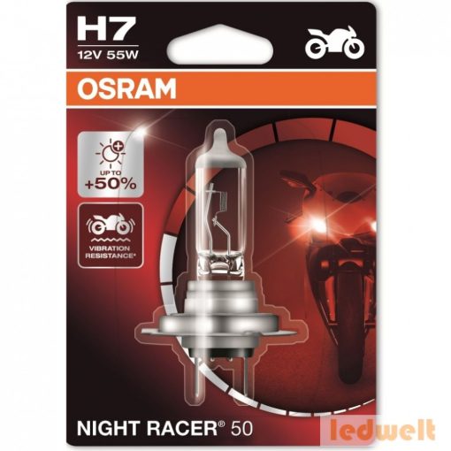Osram Night Racer 50 64210NR5-01B H7 izzó +50% bliszter