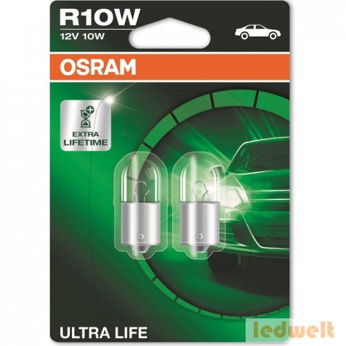 Osram Ultra Life 5008ULT R10W jelzőizzó 2db/bliszter