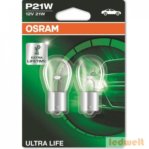 Osram Ultra Life 7506ULT P21W jelzőizzó 2db/bliszter