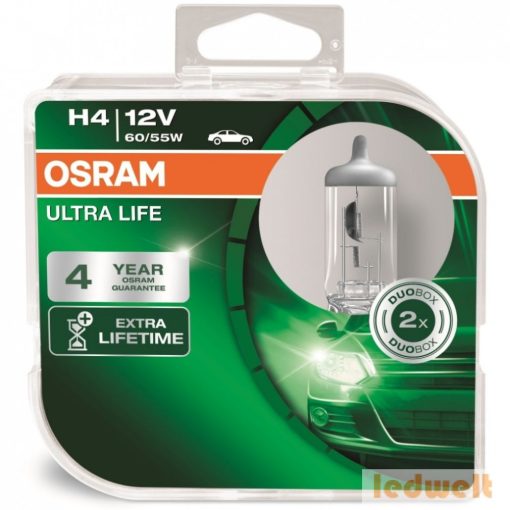 Osram Ultra Life 64193ULT H4 izzó 2db/csomag