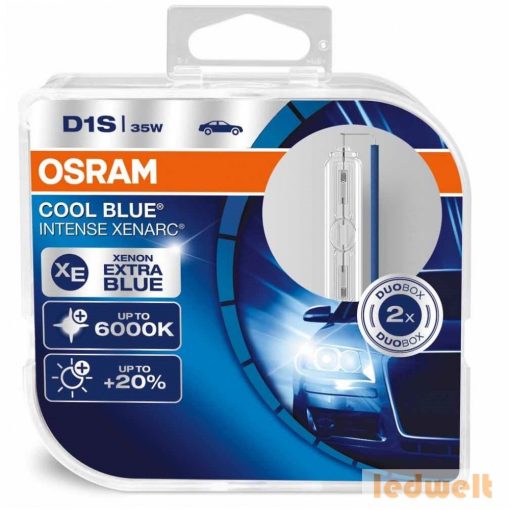  Osram Xenarc Cool Blue Intense 66140CBI-HCB D1S xenon izzó 2db/csomag- 1év garancia 