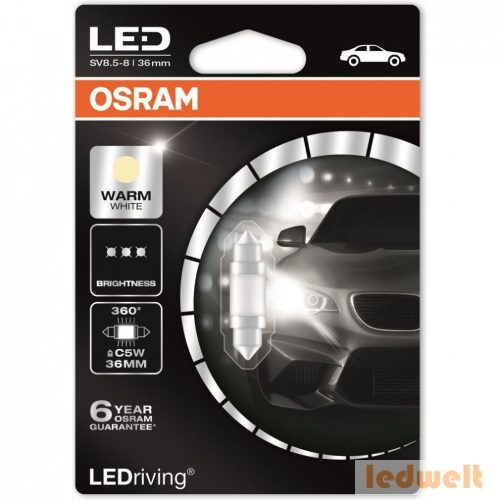 Osram LEDriving Premium 6498WW C5W 4000K 36mm