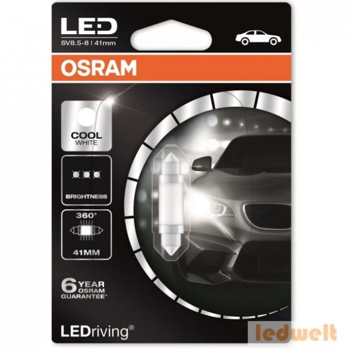 Osram LEDriving Premium 6499CW C10W 6000K 41mm
