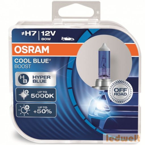 Osram Cool Blue Boost 62210CBB H7 izzó 2db/csomag 