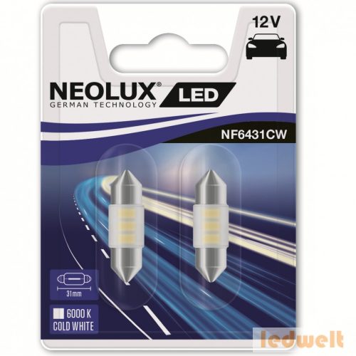 Neolux 6431CW-02B 6000K 31mm LED 2db/bliszter