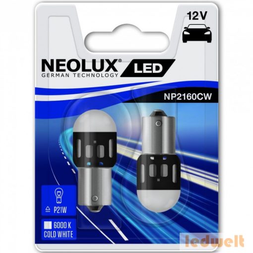 Neolux NP2160CW-02B P21W izzó 6000K LED 2db/bliszter 