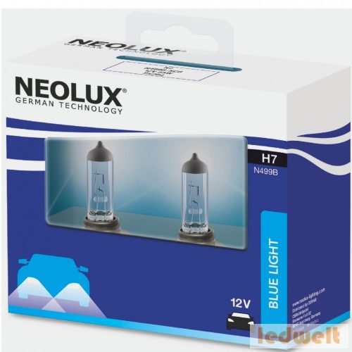 Neolux Blue Light N499B-SCB H7 izzó 12V 2db/csomag