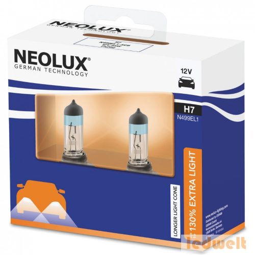 Neolux Extra Light N499EL H7 izzó +130% Duo Box 