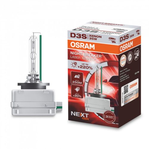 Osram Xenarc Night Breaker Laser nextGen D3S xenon izzó +220% 1db/doboz