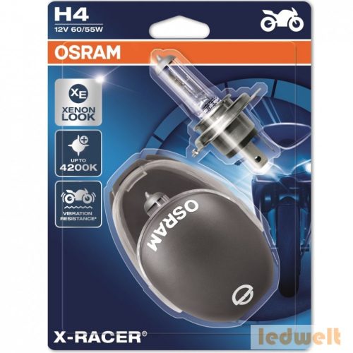 Osram X-Racer 64193XR-02B H4 izzó motorkerékpár 2db/bliszter