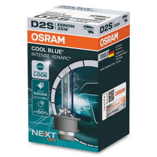 Osram Xenarc Cool Blue Intense NextGen +150% D2S xenon izzó 1db/doboz