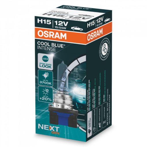 Osram H15 izzó Cool Blue Intense NextGen +20% 1db/doboz