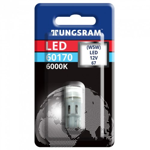 Tungsram LED 0,6W W5W led izzó 6000K 1 darab/csomag