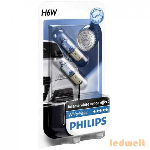 Philips H6W WhiteVision 12036WHVB2 2db/csomag