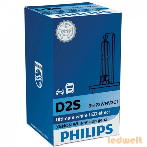 Philips D2S WhiteVision +120% 85122WHV2C1 xenon izzó